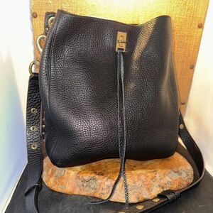Gorgeous Rebecca Minkoff Darren black leather handbag